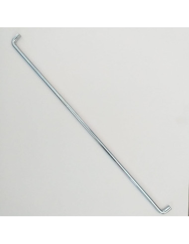 1 x Axes Acier zingué 6X342.5 COUDE Extèrieur 90