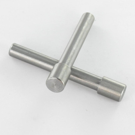 1 x Axes LONGS Acier brut 10X65