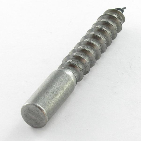 1 x Tirefond Sans tête 10X260 Filetée sur 60 Acier brut