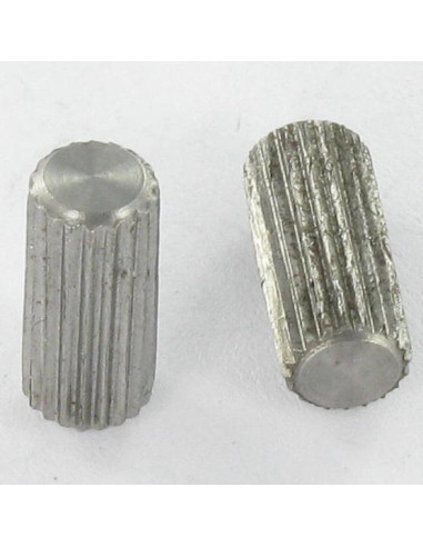 1 x Axes 6X14 XC 18PB Acier brut MOLETAGE DROIT