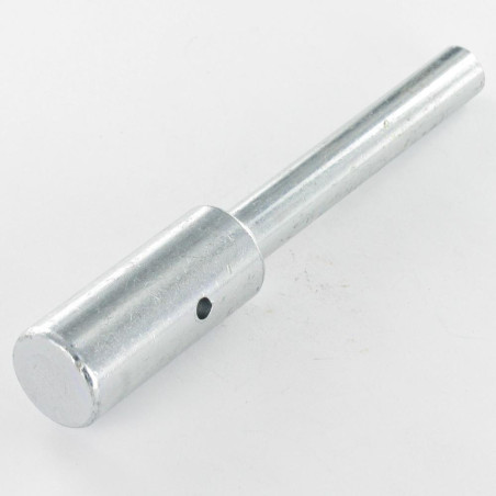 1 x Renfort de piquet pour piscine 20/12X129 Acier zingué 200 Heures brouillard salin sans rouille rouge
