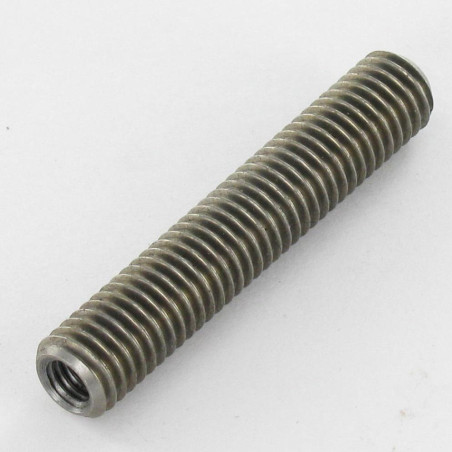 1 x Filet Acier brut M8X45 Percée et taraudée M5/15