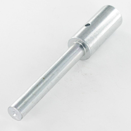 1 x Renfort de piquet pour piscine 20/12X129 Acier zingué 200 Heures brouillard salin sans rouille rouge