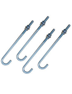 Crosse ancrage M12X363 Filetée sur 100 +2 Ecrou +2...