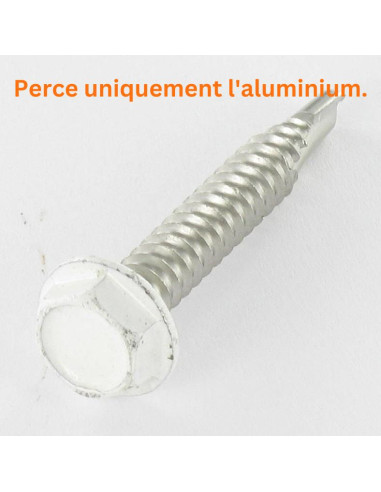 1 x Vis autoperceuse Tête hexagonale TH 6.3X40...