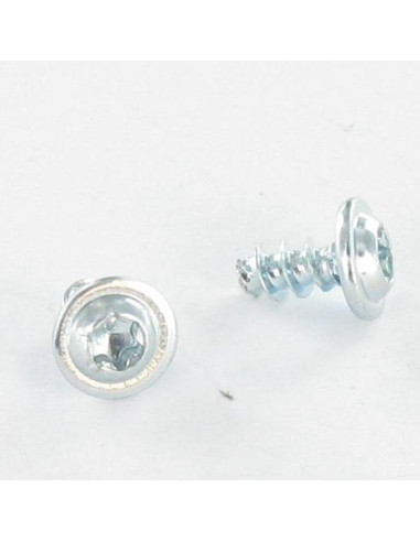 1 x Vis pvc Tête poelier Pozi N°2 5X50 Acier...