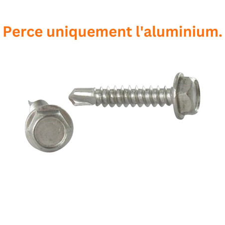 1 x Vis autoperceuse Tête hexagonale TH 5.5X25 Inox A2