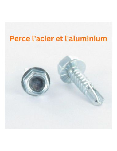 1 x Vis autoperceuse Tête hexagonale TH 4.8X25...