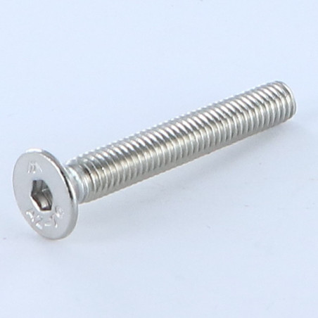 1 x Vis métaux Inox A2 FHC tête fraisée empreinte hexagonale creuse Clé de 2.5 HC2.5 M4X30 Filetage total