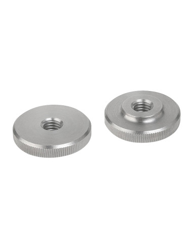 1 x Ecrou MOLETES Type bas M3 Inox A1