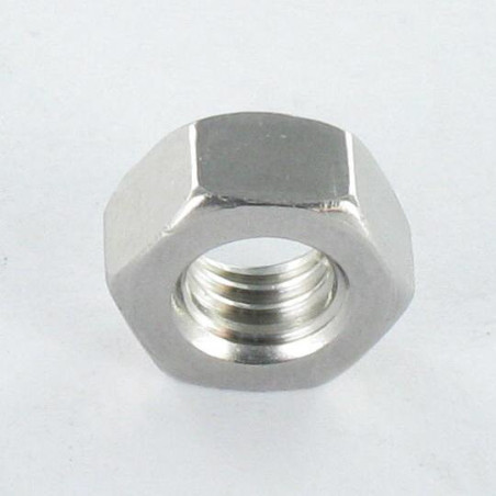 1 x Ecrou hexagonale M3 Inox A2 + Wax lubrifié
