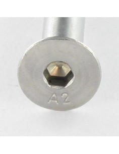 Vis métaux Inox A2 FHC tête fraisée empreinte hexagonale... 2
