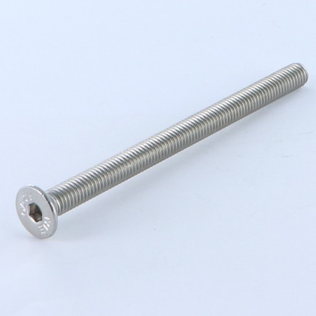 1 x Vis métaux Inox A2 FHC tête fraisée empreinte hexagonale creuse Clé de 3 HC3 M5X60 Filetage total