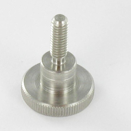1 x Vis métaux Moletée M4X20 Inox A1