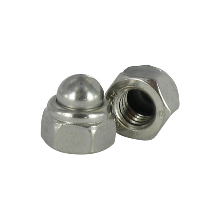 1 x Ecrou borgne Frein M8 Inox A2
