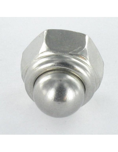 1 x Ecrou borgne Frein M8 Inox A2