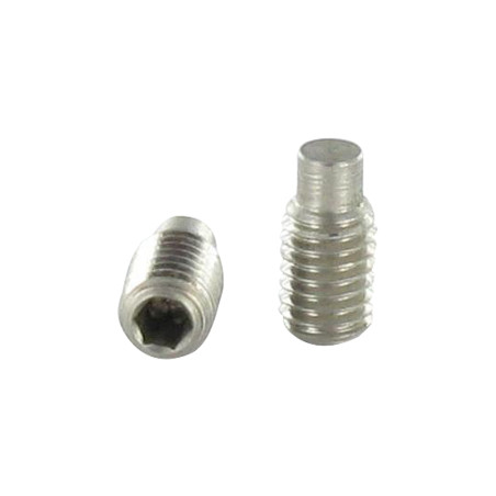 1 x Vis métaux Inox A2 Sans tête six pans creux (sthc) M10X25 Clé de 5 HC5 Bout téton