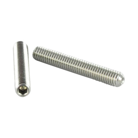 1 x Vis métaux Inox A2 Sans tête six pans creux (sthc) Clé de 4 HC4 M8X20 Bout cuvette