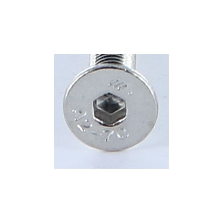 1 x Vis métaux Inox A2 FHC tête fraisée empreinte hexagonale creuse Clé de 2 HC2 M3X40 Filetage total microvis