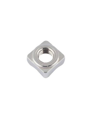 1 x Ecrou carré à souder M6 10X10X5 Inox A2
