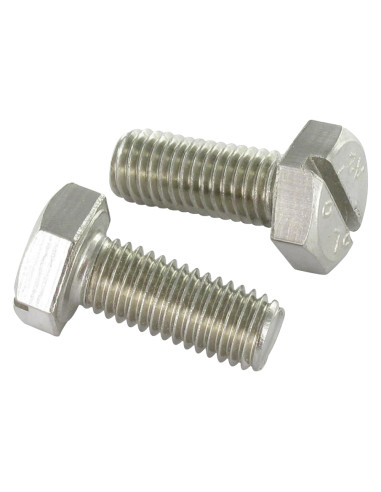 1 x Vis métaux Tête hexagonale TH Fendue Inox...