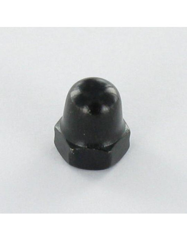 1 x Ecrou borgne Inox A2 Noir M5 Noir
