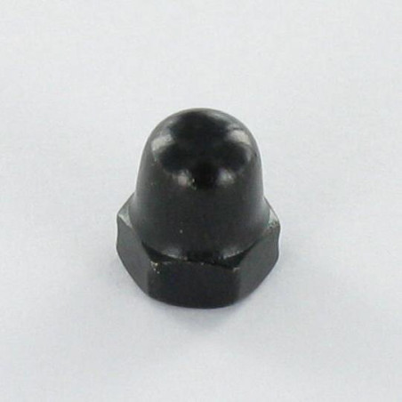 1 x Ecrou borgne Inox A2 Noir M5 Noir