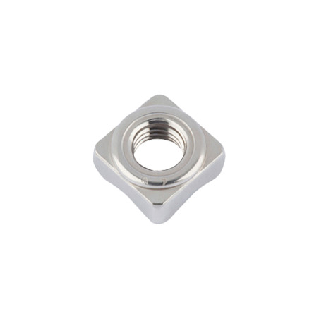 1 x Ecrou carré à souder M5 9X9X4.2 Inox A2