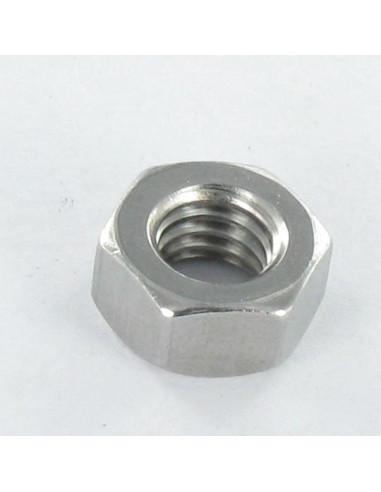1 x Ecrou hexagonale M2.5 Inox A2 + Wax lubrifié