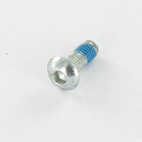 1 x Vis métaux BHC (Tête Bombée Hexagonal creux) M8X20 Filetage total Classe 10.9 Clé de 5 HC5 Acier zingué Frein
