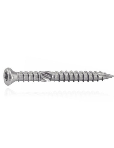 1 x Vis terrasse Double filet Tête fraisée TORX...