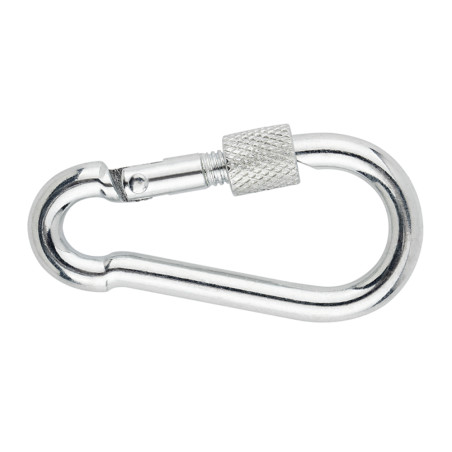 1 x Mousqueton de sécurité Diamètre Câble 10 Acier zingué