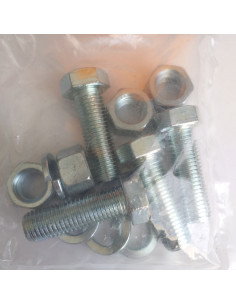 Sachet 4 Vis métaux Tête hexagonale TH M16X50 4 Ecrou 4... 2