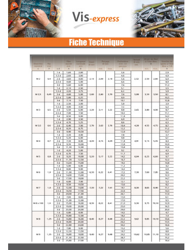 1 x Filet rapporté M8X16 Pas de 125 Inox