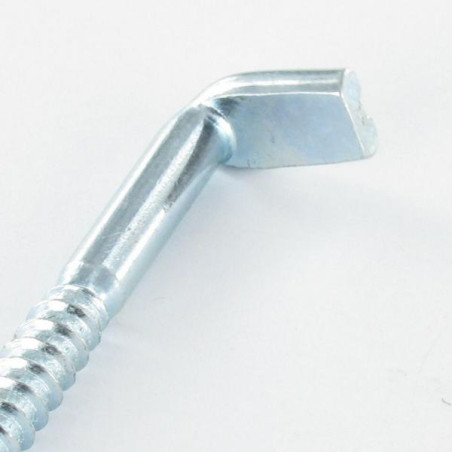 1 x Gonds à Vis TALON PLAT Fendue 5.2X50 Plate Acier zingué
