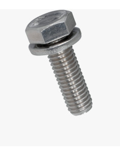 Vis métaux Tête hexagonale TH Filetage total Avec RD IMP...
