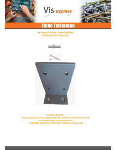 KIT platine JAMBE De FORCE Gris 2