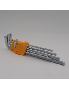 Jeu de 10 CLES MALES Hexagonal creux 1.5 à 10 Longueur XL