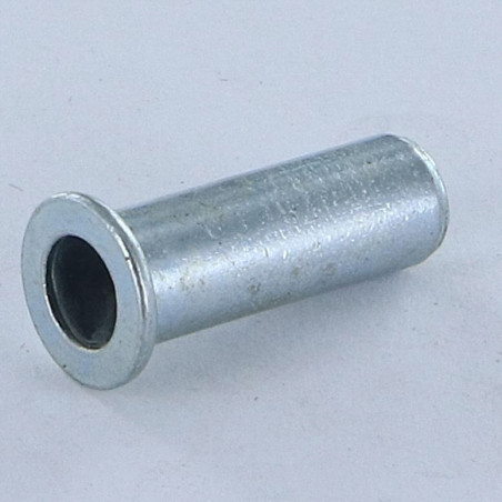 1 x Ecrou à sertir Tête plate TP Borgne M6X20.5 ACPB 30 Acier zingué