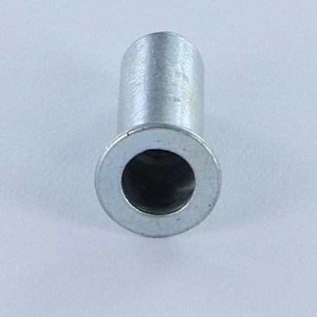 1 x Ecrou à sertir Tête plate TP Borgne M6X20.5 ACPB 30 Acier zingué