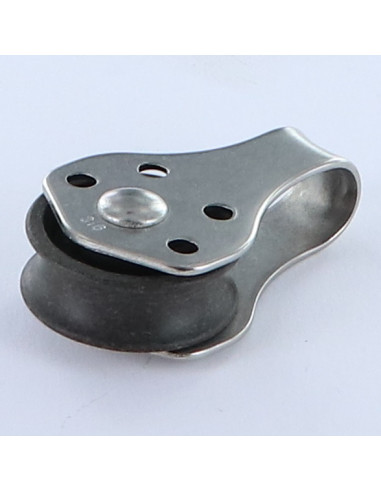 1 x POULIE SIMPLE De 25 Inox A2 CORDE De 6