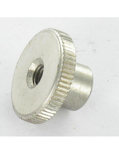 1 x Ecrou MOLETTES Type Haut M10 Inox A1