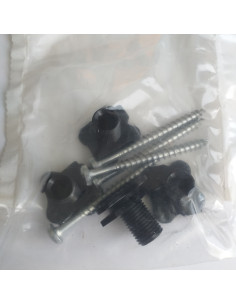 Sachet De 4 Vis Tête cylindrique TC 5X60 Avec 4 Ecrou Nylon 2