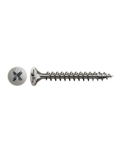1 x Spax Vis bois Tête fraisée Pozi N°2 4X50...