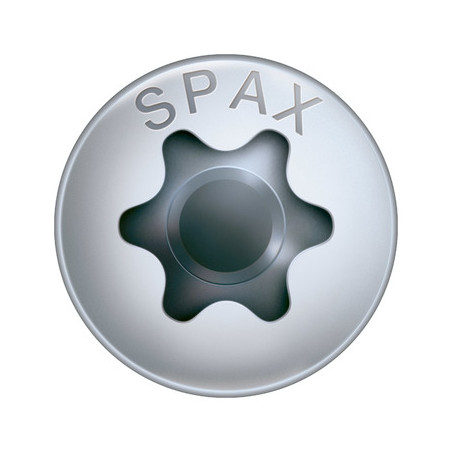 1 x Spax Vis bois Tête ronde TR T-STAR+ TORX T30 WIROX 6X70