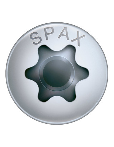 1 x Spax Vis bois Tête ronde TR T-STAR+ TORX...