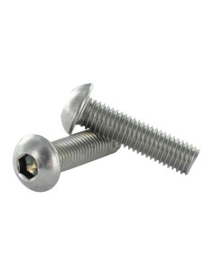 Vis métaux Inox A2 BHC (Tête Bombée Hexagonal creux)...