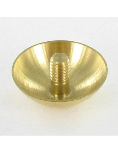 1 x Cache tête ROND. Laiton Diamètre 15 Tige...