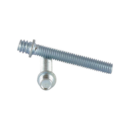 1 x PATTES à Vis métaux Acier zingué M5X50 M7/150