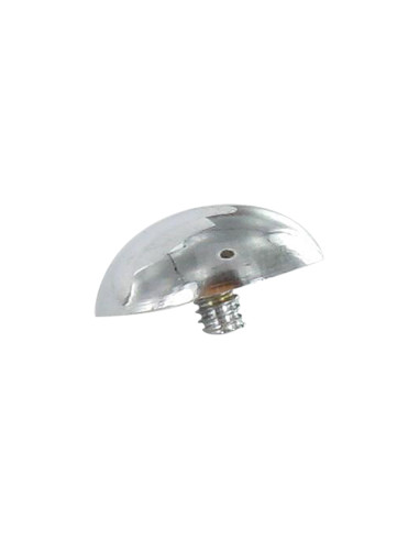 1 x Cache tête Rond Laiton chrome Diamètre 15...